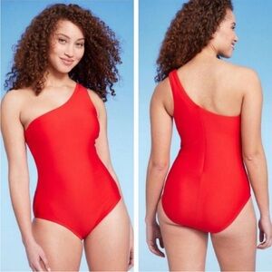 Shade & Shore One Shoulder Bathing Suit & Bodysuit NWT